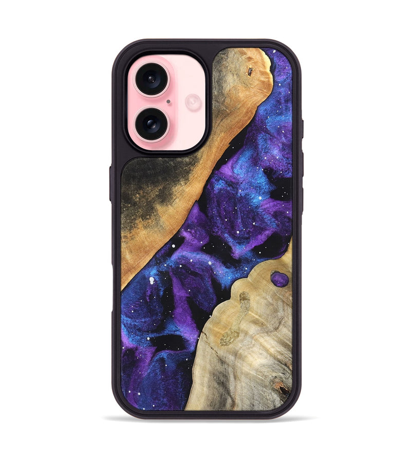 iPhone 16 Wood Phone Case - Catrina (Cosmos, 826591)