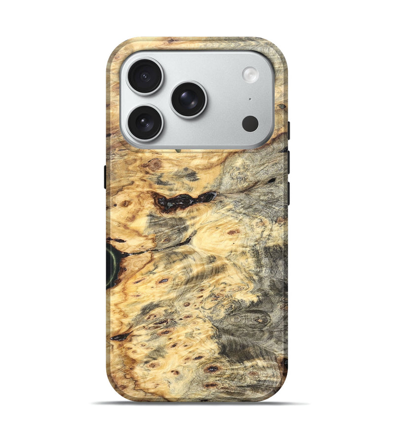 iPhone 18 Pro Wood Live Edge Phone Case - Kellen (Solid Wood, 826598)