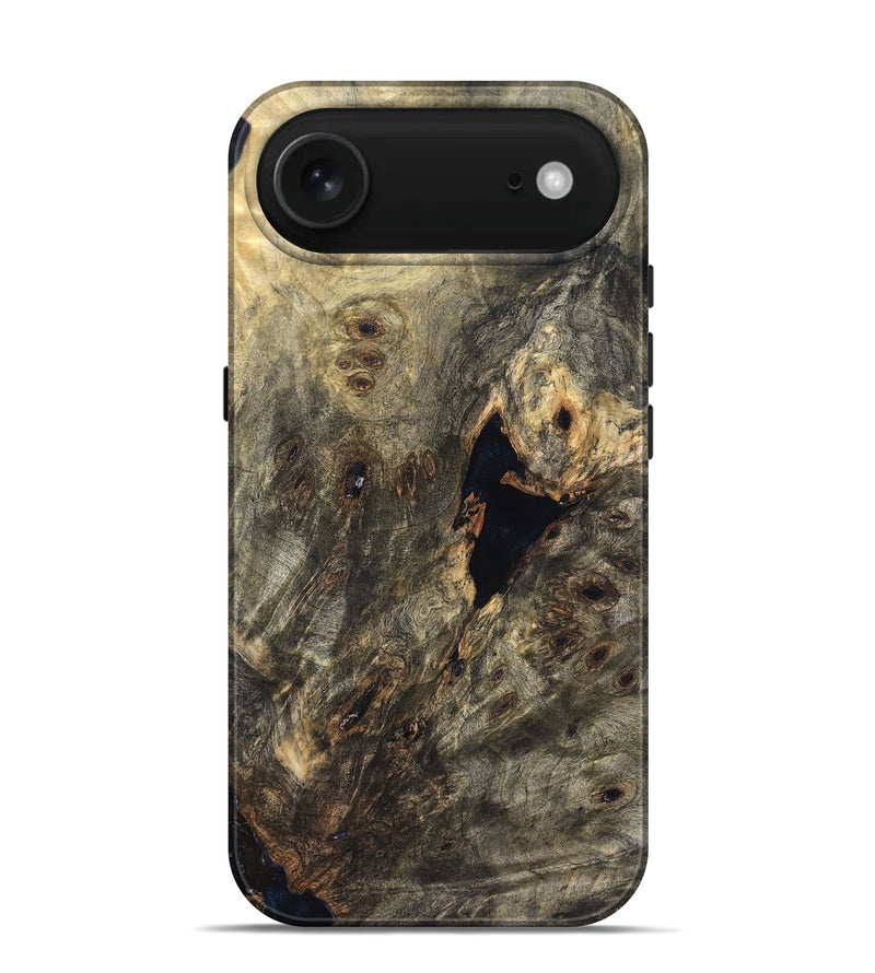 iPhone 17 Air Wood Live Edge Phone Case - Demario (Solid Wood, 826601)