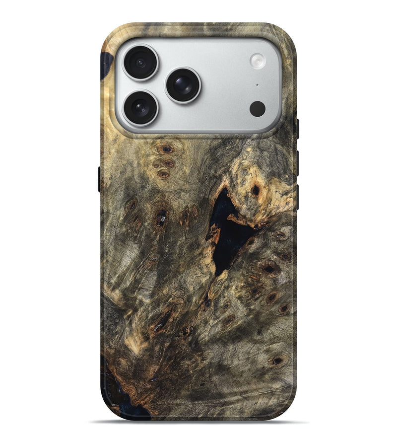 iPhone 18 Pro Max Wood Live Edge Phone Case - Demario (Solid Wood, 826601)