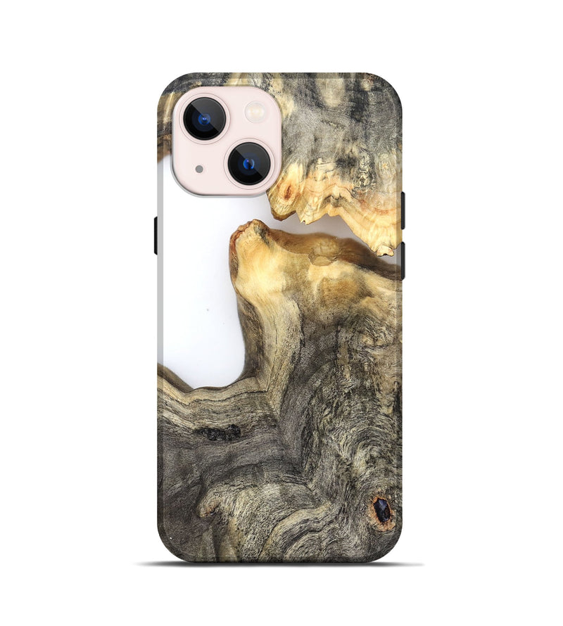 iPhone 13 mini Wood Live Edge Phone Case - Tomas (Clear, 826602)