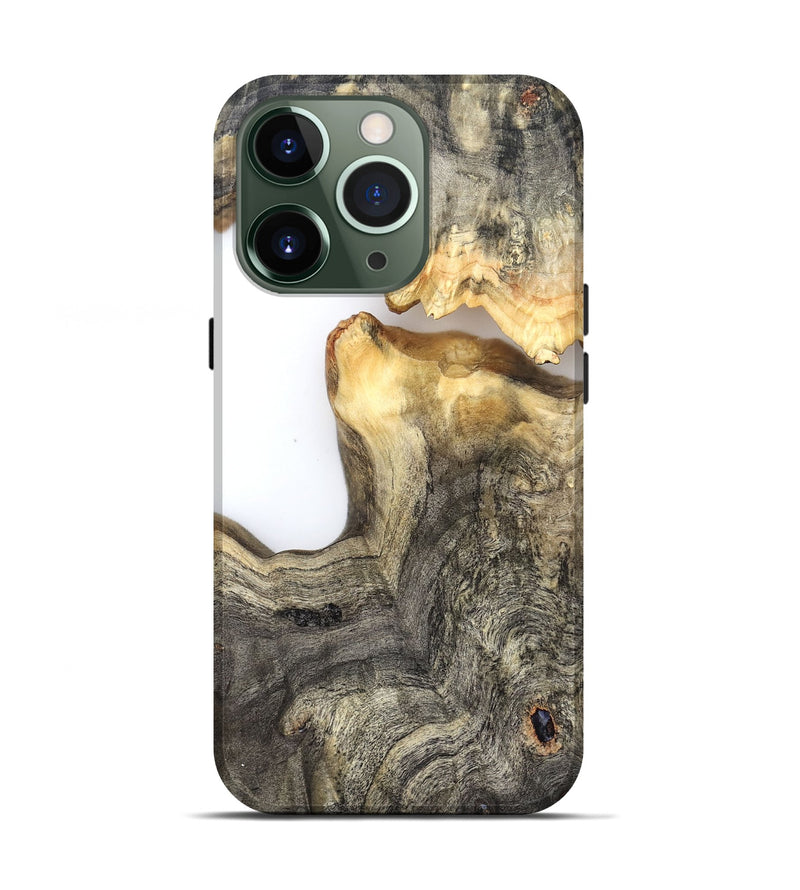 iPhone 13 Pro Wood Live Edge Phone Case - Tomas (Clear, 826602)
