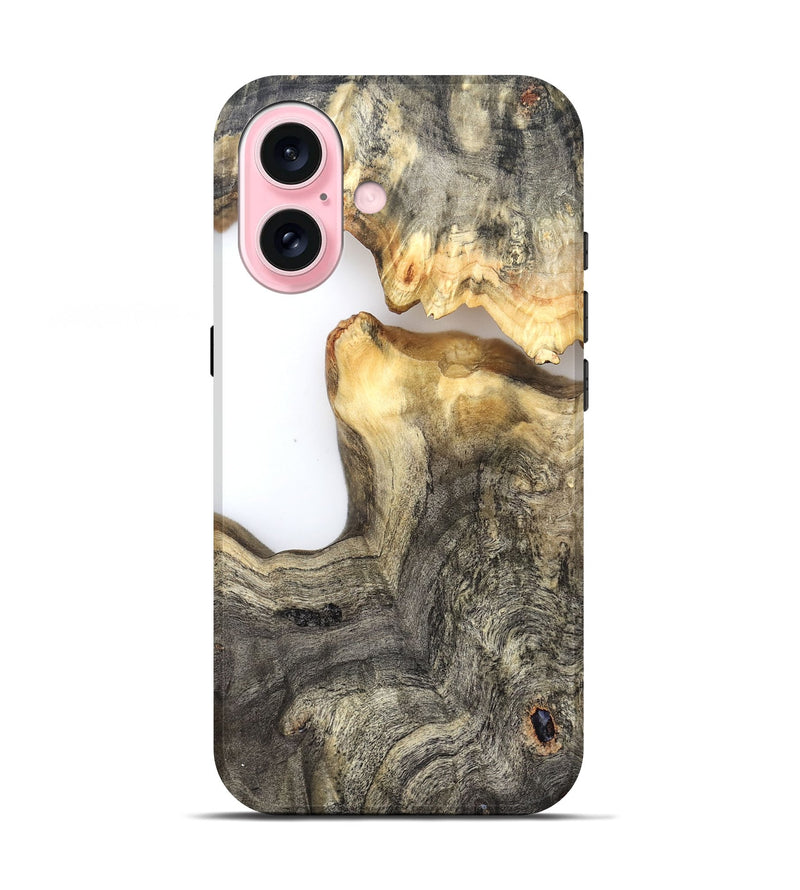 iPhone 17 Wood Live Edge Phone Case - Tomas (Clear, 826602)