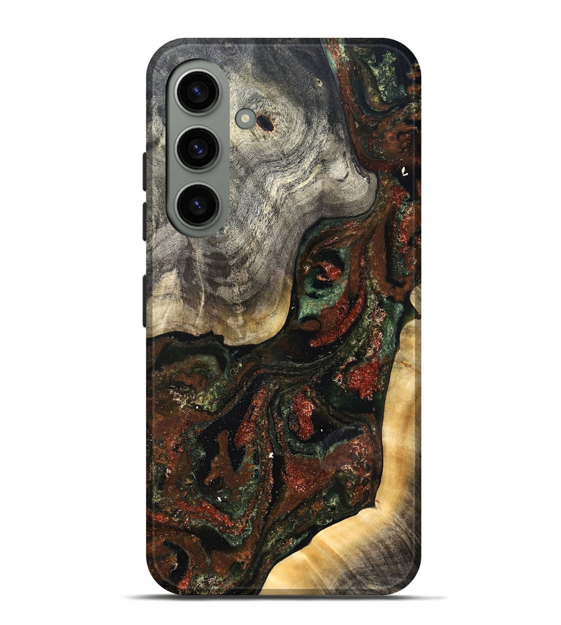 Galaxy S24 Plus Wood Live Edge Phone Case - Kylan (Green, 826604)