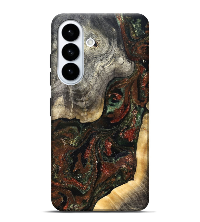 Galaxy S26 Plus Wood Live Edge Phone Case - Kylan (Green, 826604)