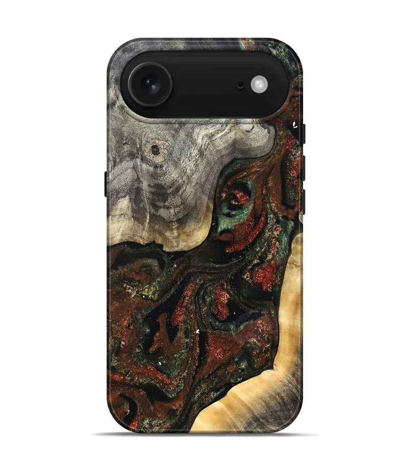 iPhone 17 Air Wood Live Edge Phone Case - Kylan (Green, 826604)