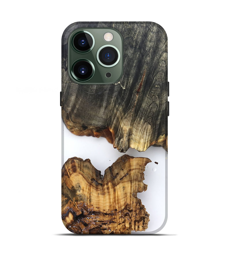 iPhone 13 Pro Wood Live Edge Phone Case - Zain (Clear, 826605)