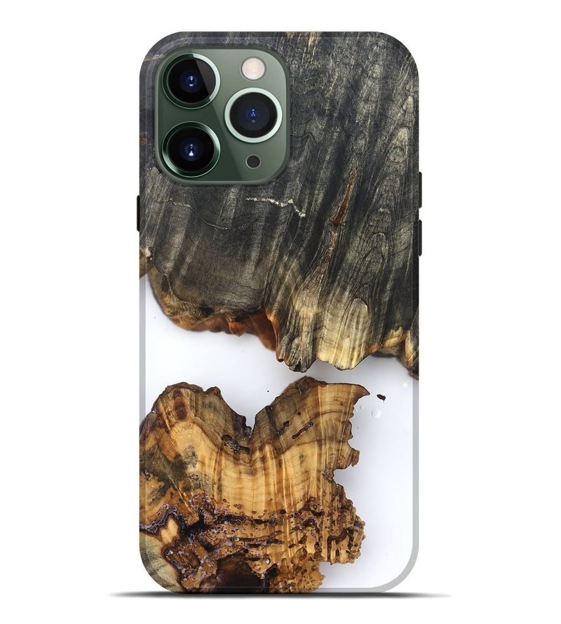 iPhone 13 Pro Max Wood Live Edge Phone Case - Zain (Clear, 826605)