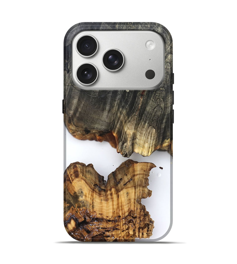 iPhone 17 Pro Wood Live Edge Phone Case - Zain (Clear, 826605)