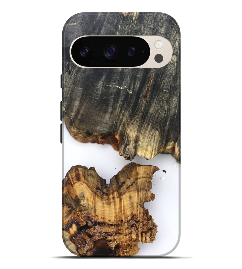 Pixel 10 Pro XL Wood Live Edge Phone Case - Zain (Clear, 826605)