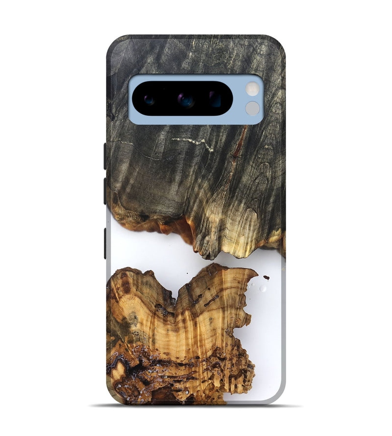 Pixel 8 Pro Wood Live Edge Phone Case - Zain (Clear, 826605)