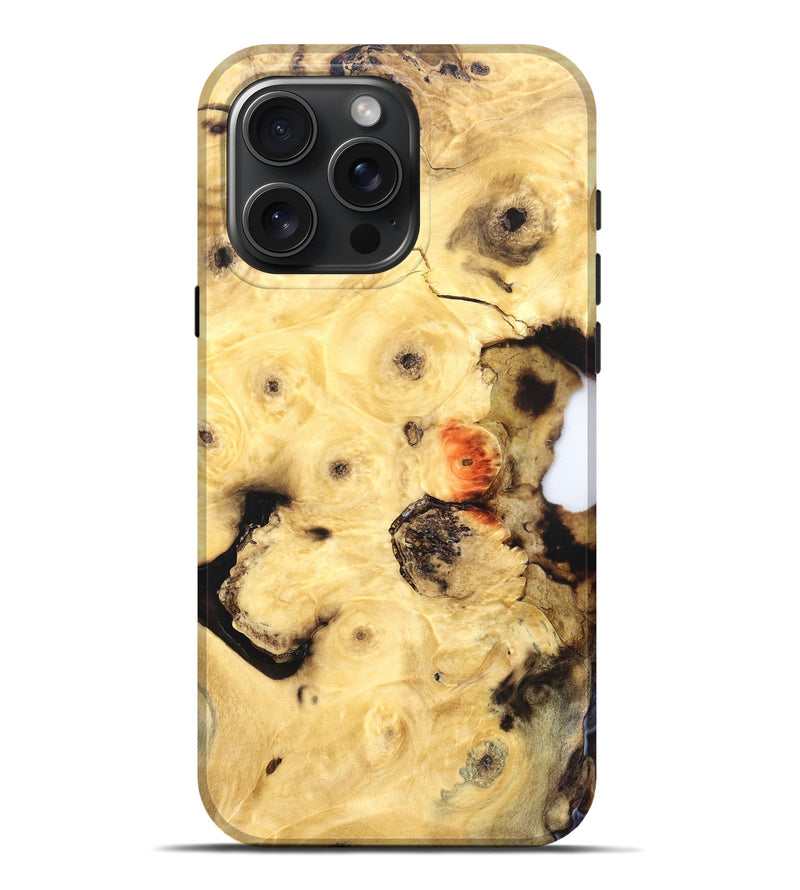 iPhone 16 Pro Max Wood Live Edge Phone Case - Hayden (Solid Wood, 826611)
