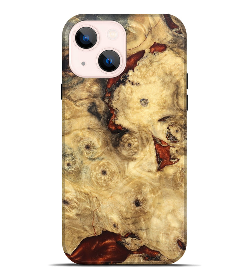 iPhone 14 Plus Wood Live Edge Phone Case - Jailyn (Solid Wood, 826618)