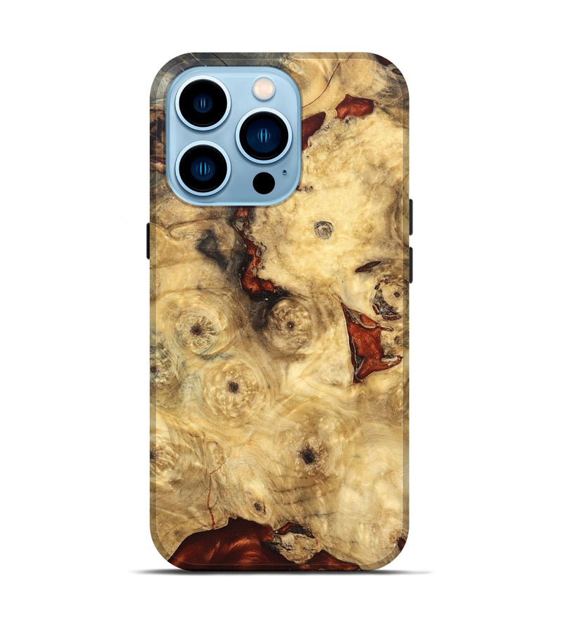 iPhone 14 Pro Wood Live Edge Phone Case - Jailyn (Solid Wood, 826618)