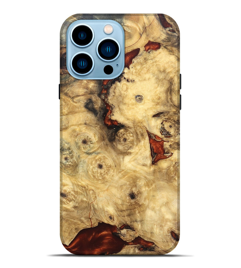 iPhone 14 Pro Max Wood Live Edge Phone Case - Jailyn (Solid Wood, 826618)