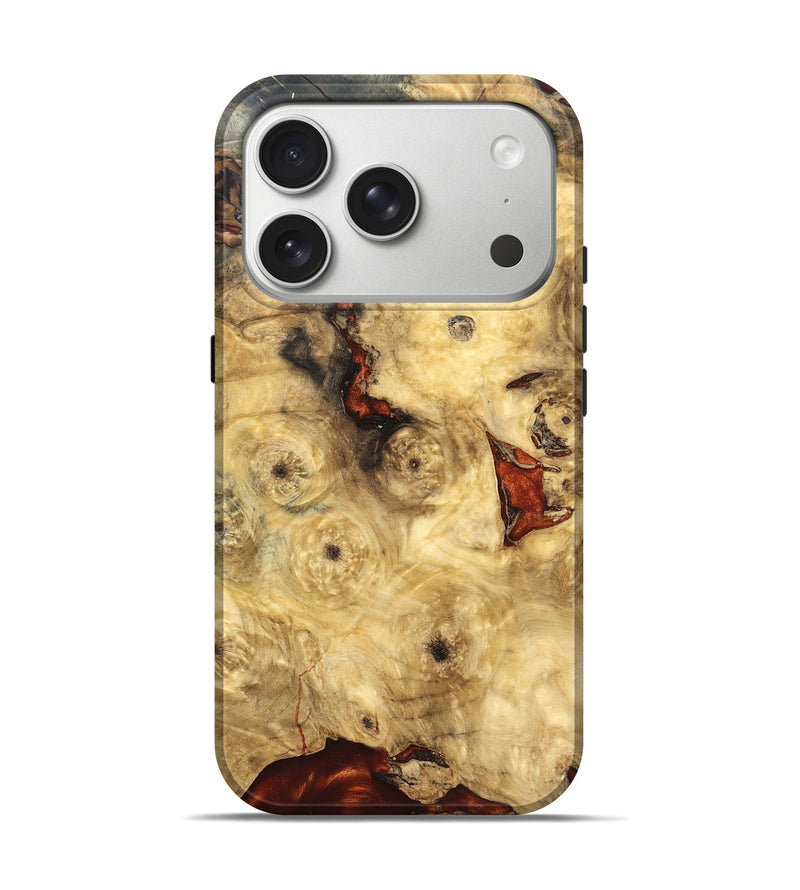 iPhone 17 Pro Wood Live Edge Phone Case - Jailyn (Solid Wood, 826618)