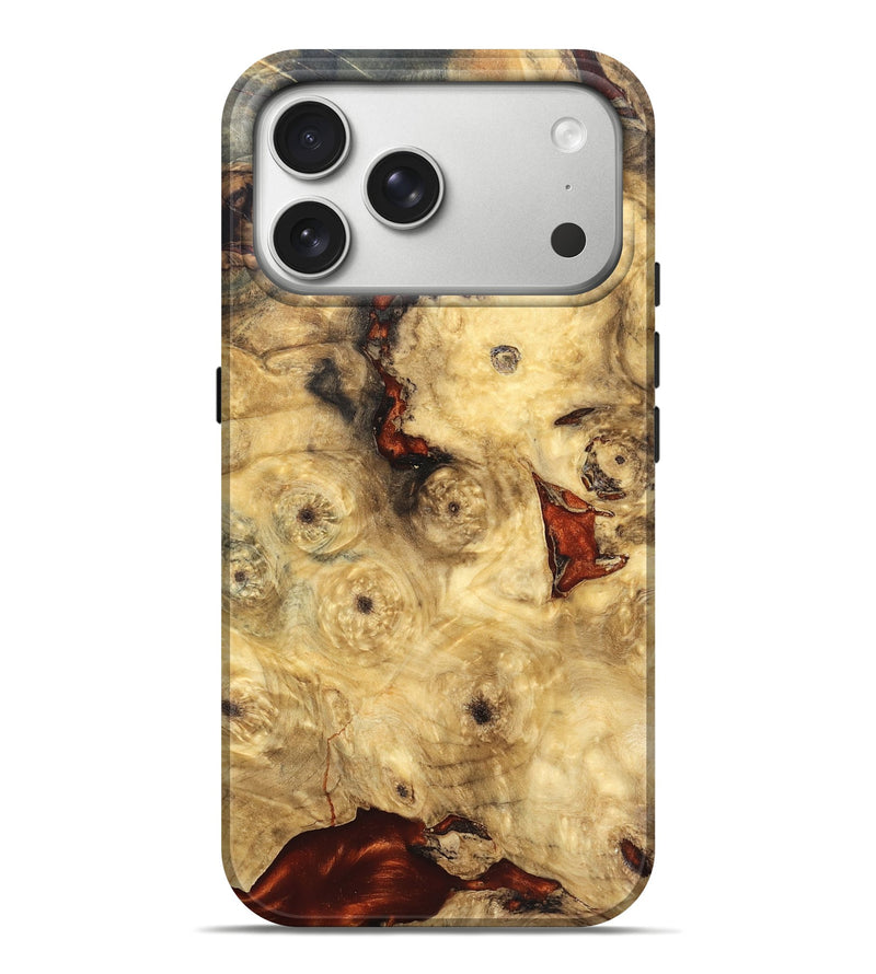 iPhone 17 Pro Max Wood Live Edge Phone Case - Jailyn (Solid Wood, 826618)
