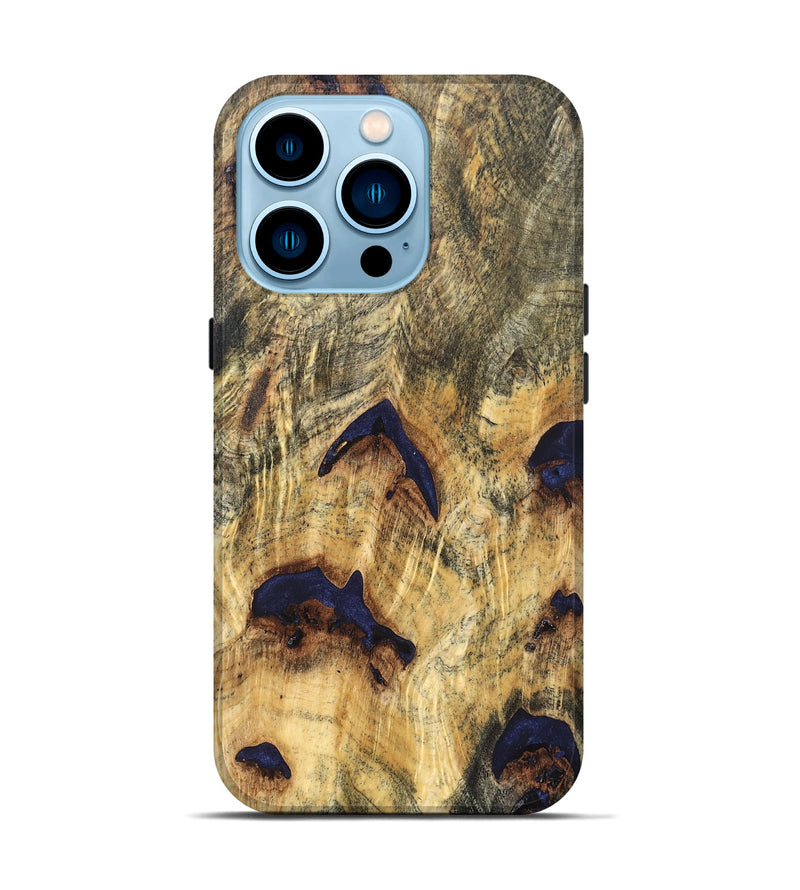 iPhone 14 Pro Wood Live Edge Phone Case - Dash (Solid Wood, 826619)