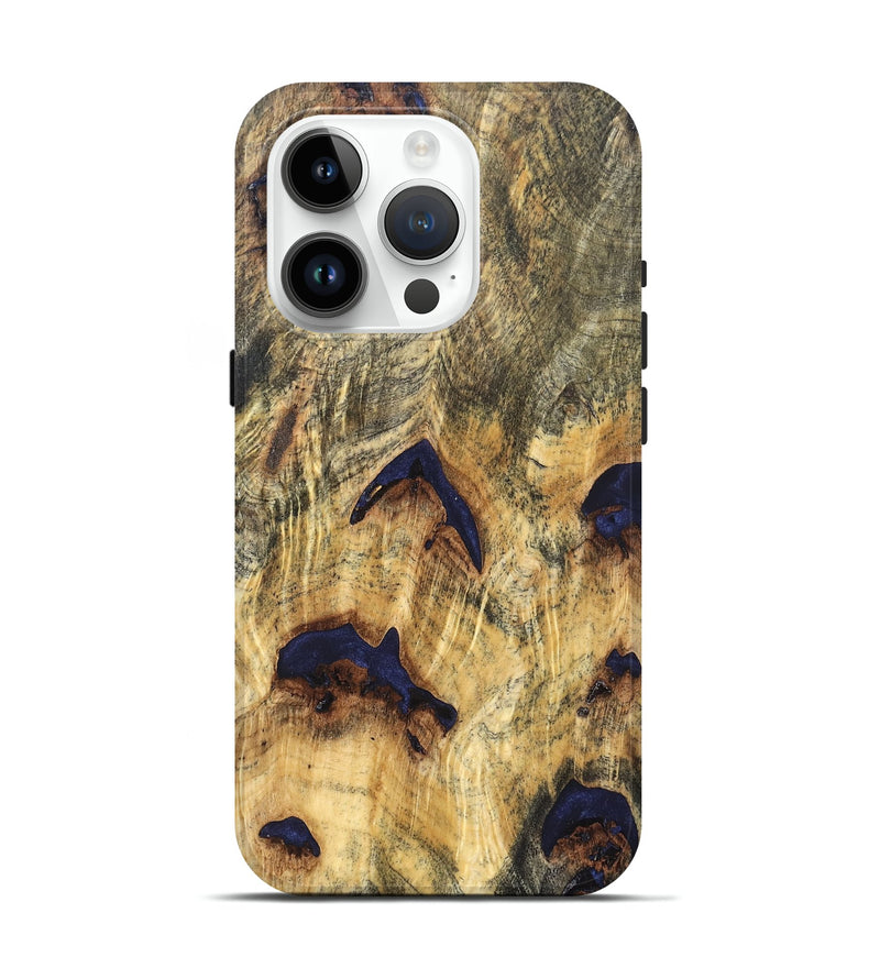 iPhone 15 Pro Wood Live Edge Phone Case - Dash (Solid Wood, 826619)