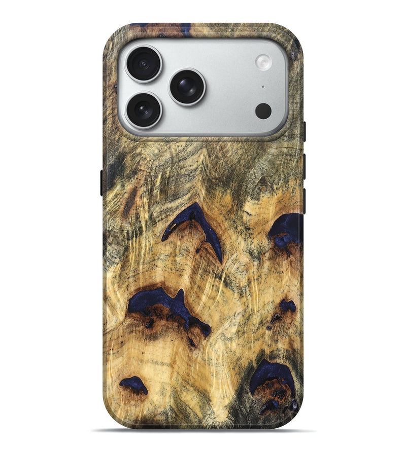 iPhone 18 Pro Max Wood Live Edge Phone Case - Dash (Solid Wood, 826619)