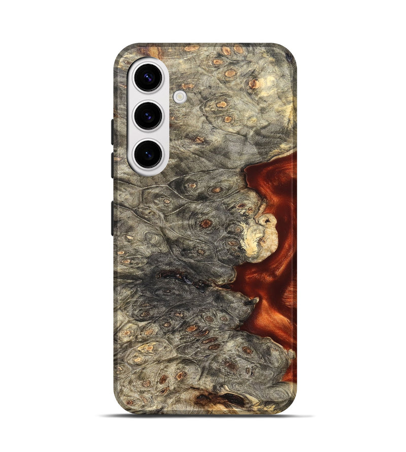 Galaxy S25 Wood Live Edge Phone Case - Zahir (Solid Wood, 826620)