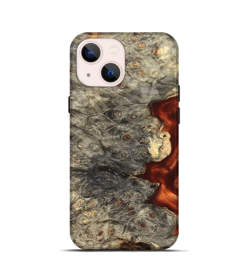 iPhone 13 mini Wood Live Edge Phone Case - Zahir (Solid Wood, 826620)