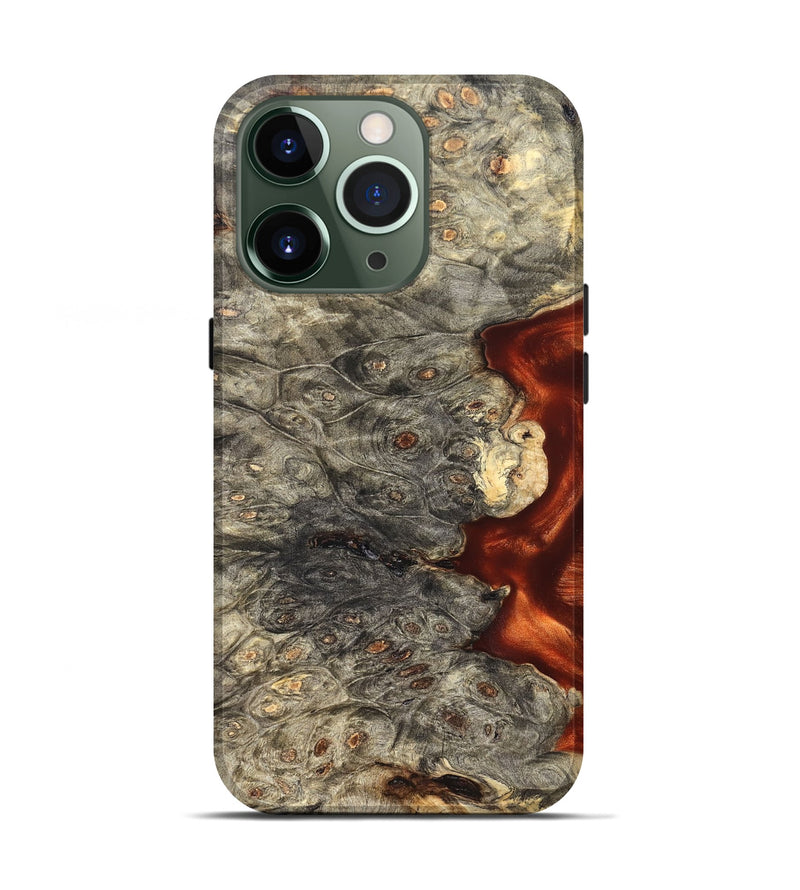 iPhone 13 Pro Wood Live Edge Phone Case - Zahir (Solid Wood, 826620)