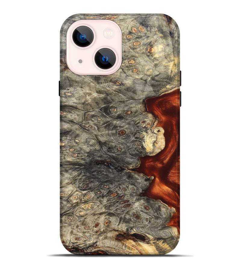 iPhone 14 Plus Wood Live Edge Phone Case - Zahir (Solid Wood, 826620)