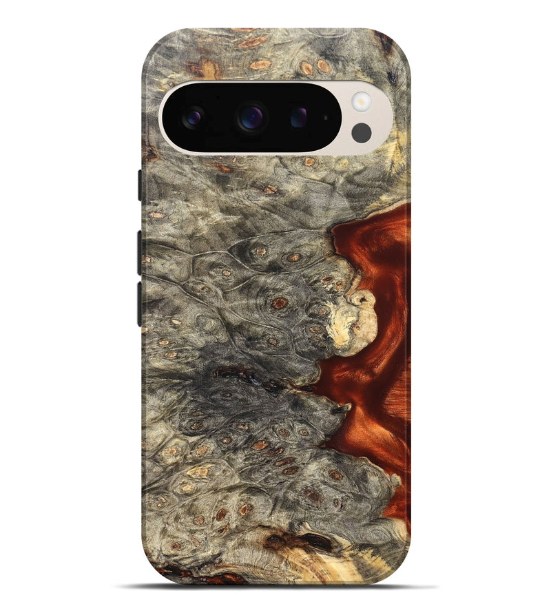 Pixel 9 Pro XL Wood Live Edge Phone Case - Zahir (Solid Wood, 826620)