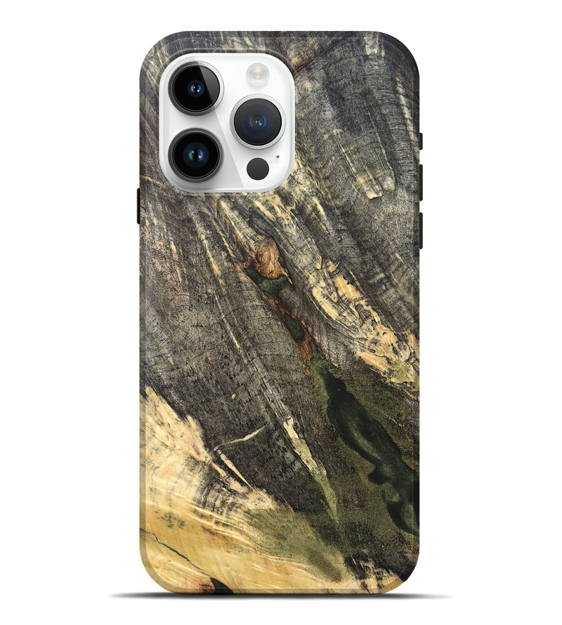 iPhone 15 Pro Max Wood Live Edge Phone Case - Jeff (Solid Wood, 826621)
