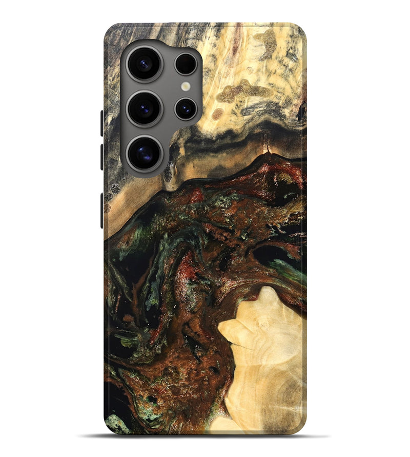 Galaxy S25 Ultra Wood Live Edge Phone Case - Jaxson (Green, 826623)