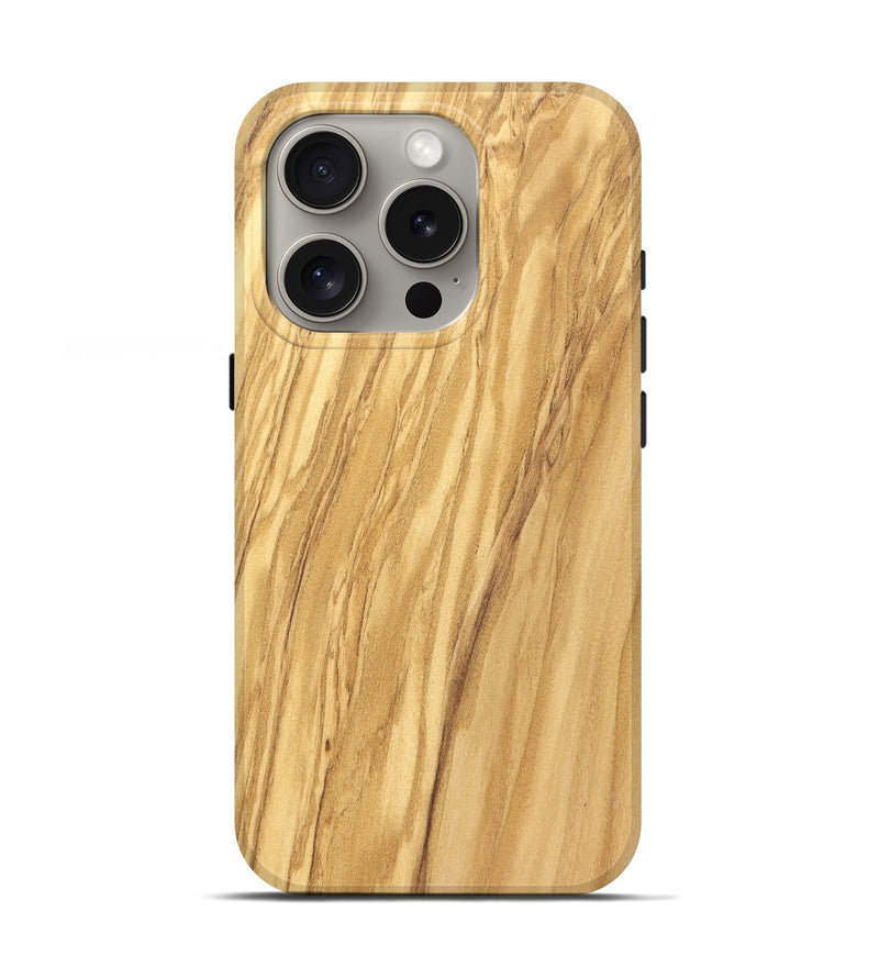 iPhone 16 Pro Wood Live Edge Phone Case - Ursula (Solid Wood, 826624)