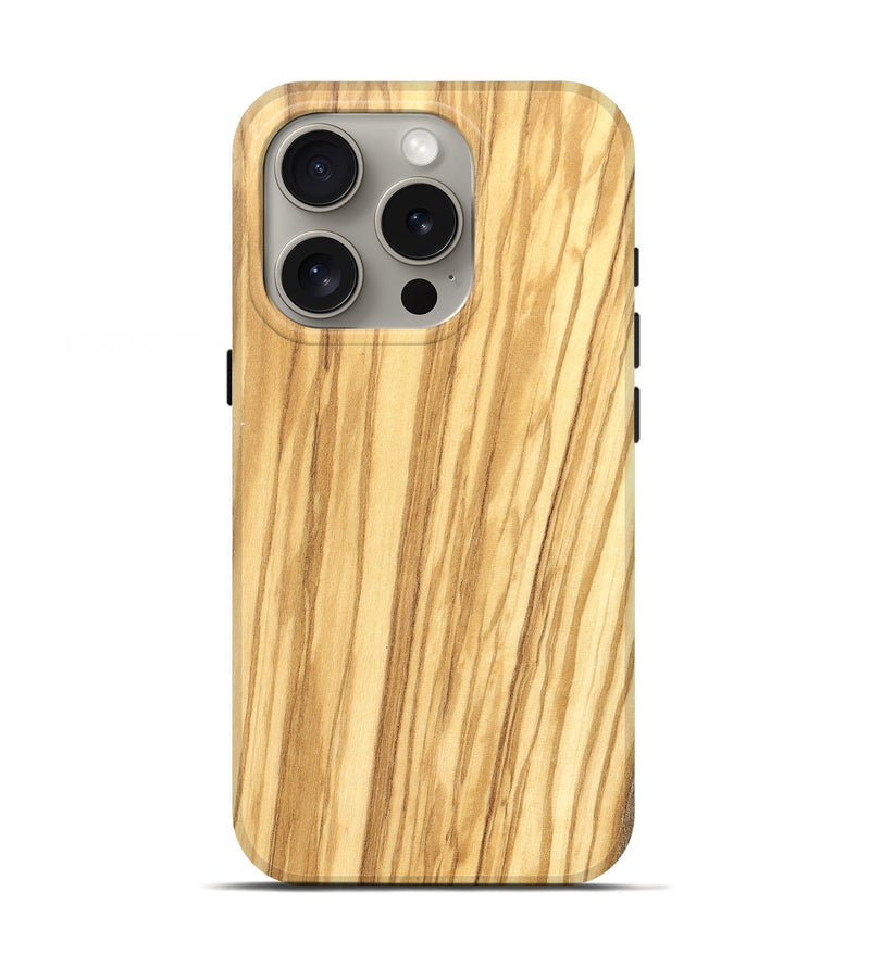 iPhone 16 Pro Wood Live Edge Phone Case - Jordan (Solid Wood, 826630)