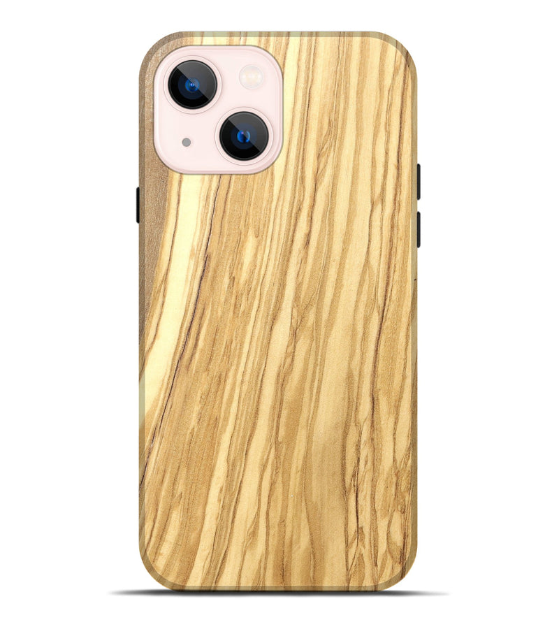 iPhone 14 Plus Wood Live Edge Phone Case - Elena (Solid Wood, 826631)
