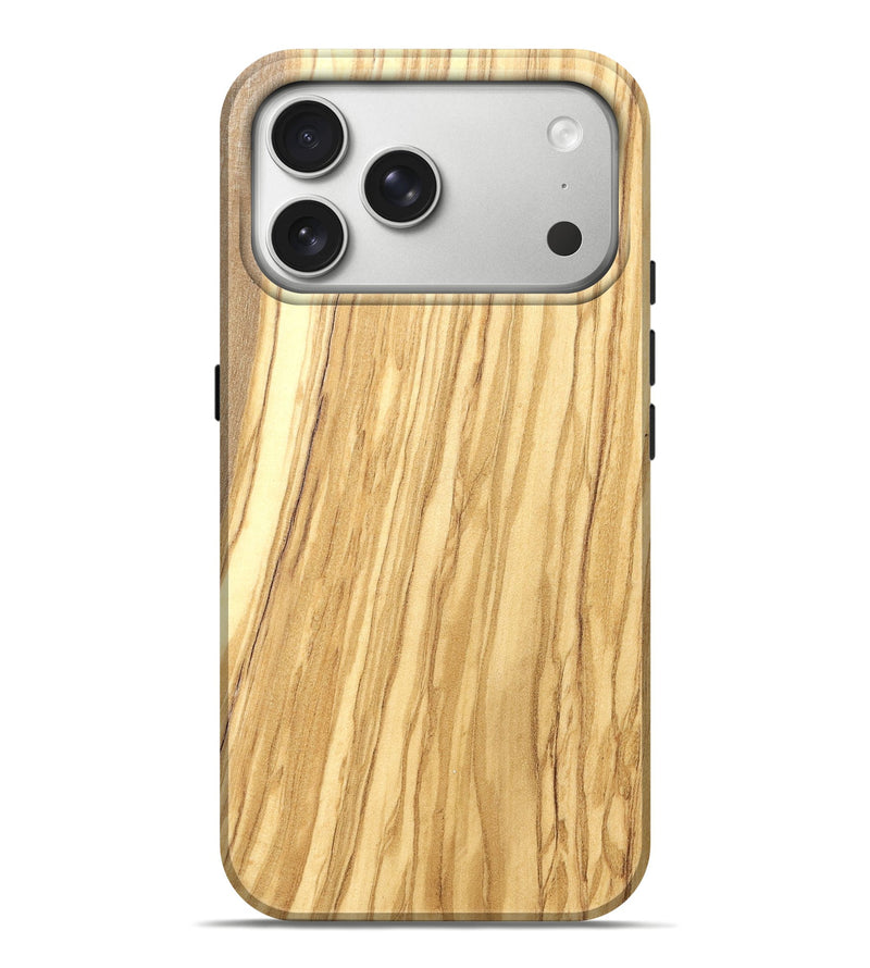 iPhone 17 Pro Max Wood Live Edge Phone Case - Elena (Solid Wood, 826631)