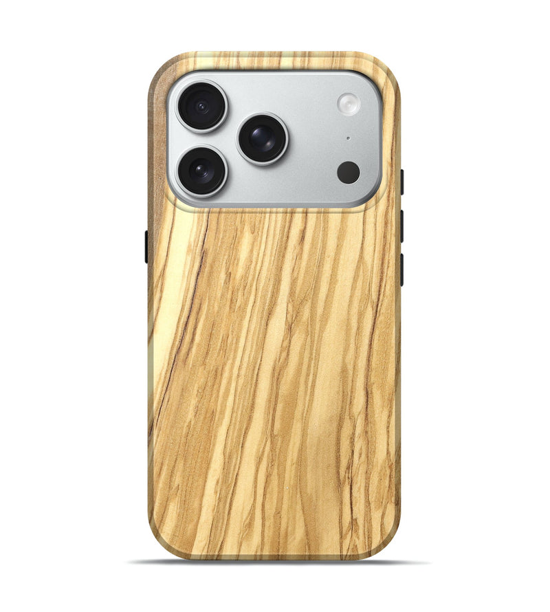 iPhone 18 Pro Wood Live Edge Phone Case - Elena (Solid Wood, 826631)
