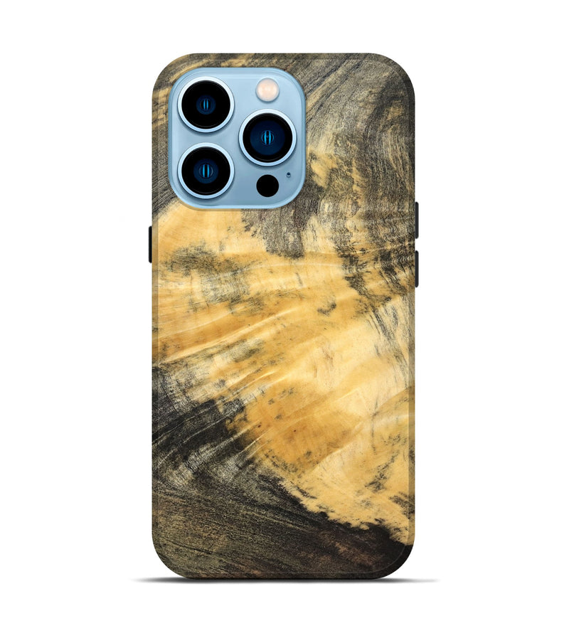 iPhone 14 Pro Wood Live Edge Phone Case - Maximus (Solid Wood, 826634)