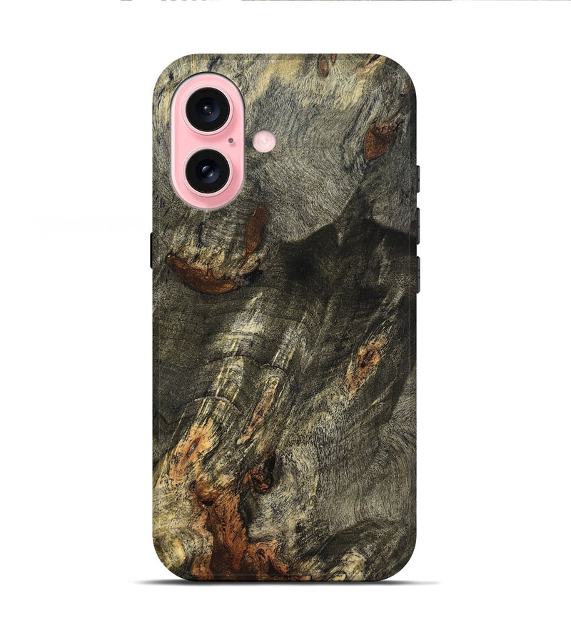 iPhone 16 Wood Live Edge Phone Case - Bryson (Solid Wood, 826637)