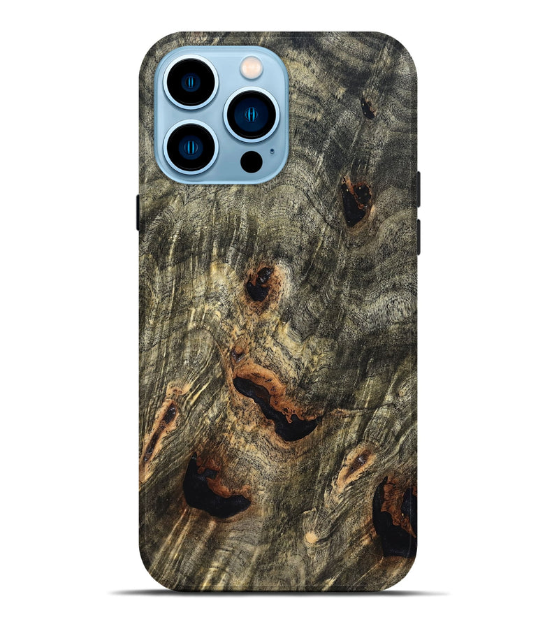 iPhone 14 Pro Max Wood Live Edge Phone Case - Atticus (Solid Wood, 826638)