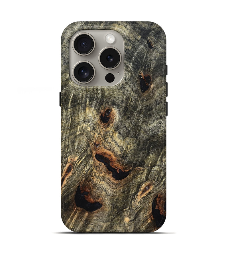 iPhone 16 Pro Wood Live Edge Phone Case - Atticus (Solid Wood, 826638)