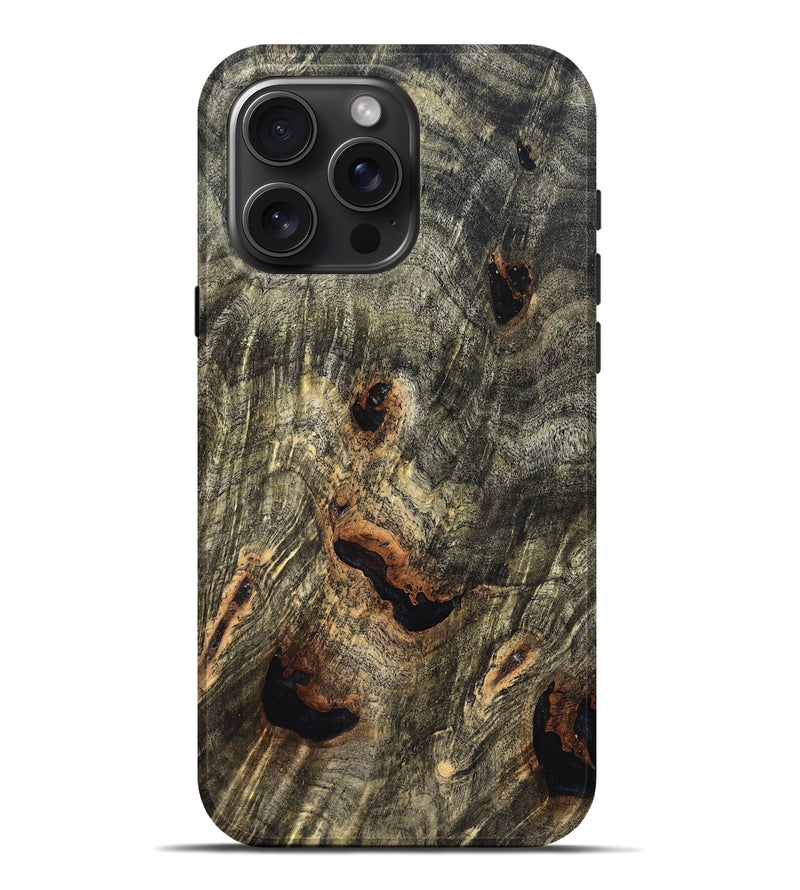 iPhone 16 Pro Max Wood Live Edge Phone Case - Atticus (Solid Wood, 826638)