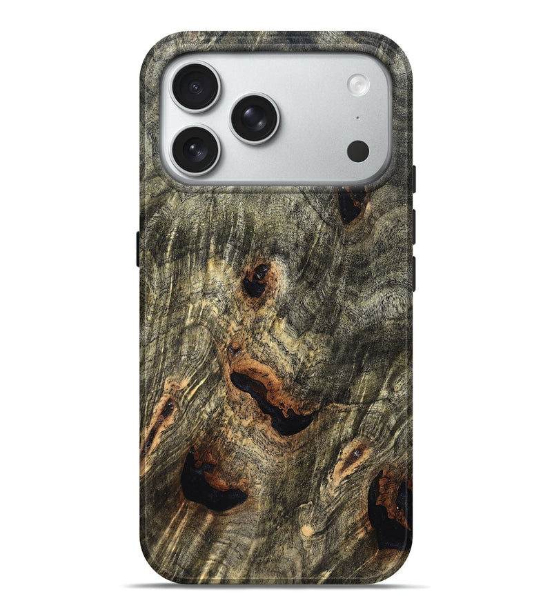 iPhone 18 Pro Max Wood Live Edge Phone Case - Atticus (Solid Wood, 826638)