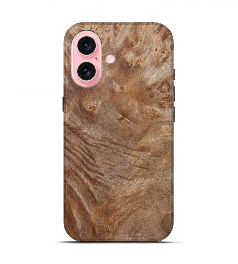iPhone 16 Wood Live Edge Phone Case - Corina (Solid Wood, 826641)
