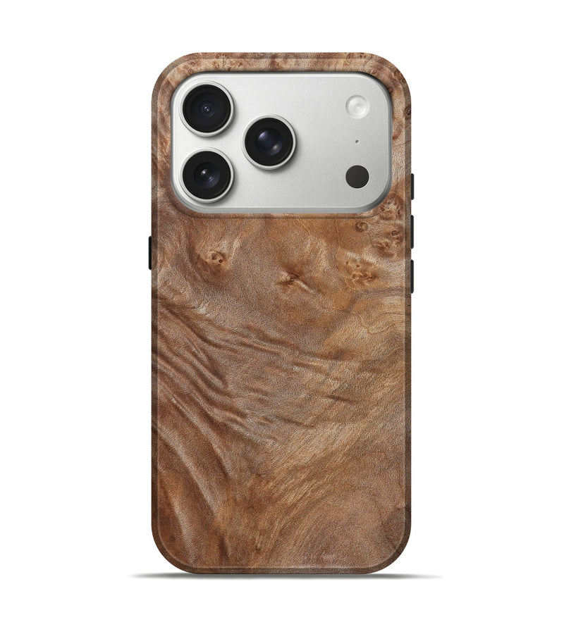 iPhone 17 Pro Wood Live Edge Phone Case - Corina (Solid Wood, 826641)