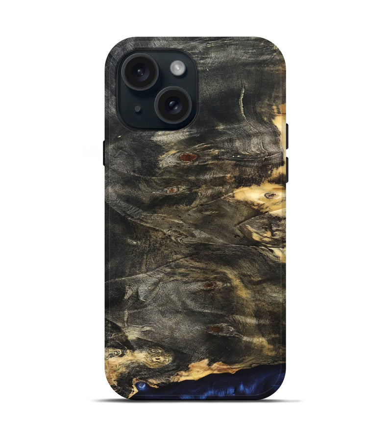 iPhone 15 Wood Live Edge Phone Case - Jaylan (Solid Wood, 826644)