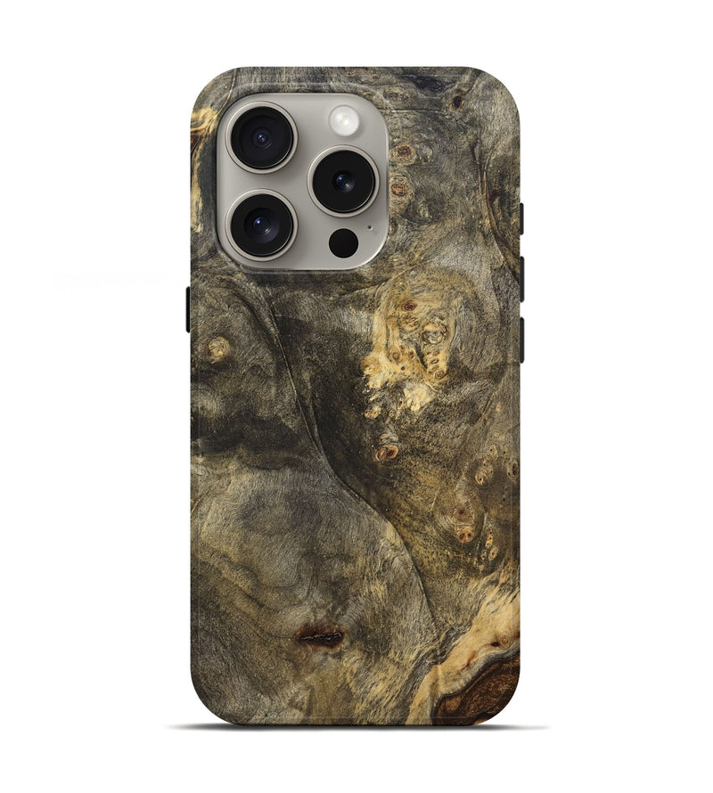 iPhone 16 Pro Wood Live Edge Phone Case - Selma (Solid Wood, 826646)