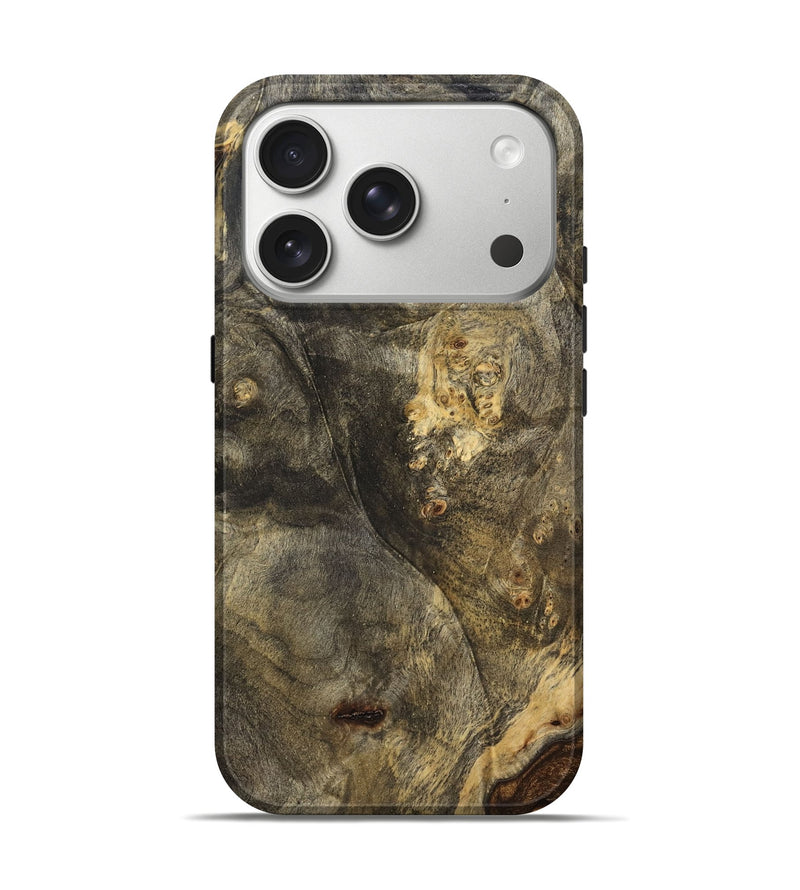 iPhone 17 Pro Wood Live Edge Phone Case - Selma (Solid Wood, 826646)
