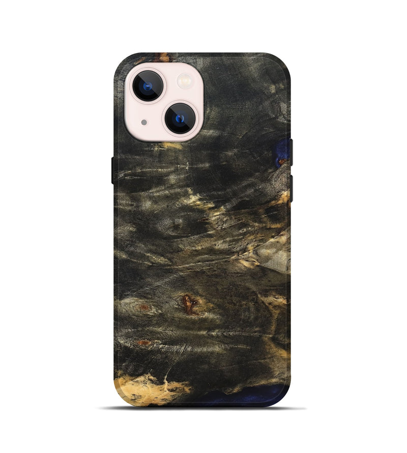 iPhone 13 mini Wood Live Edge Phone Case - Kayli (Solid Wood, 826647)