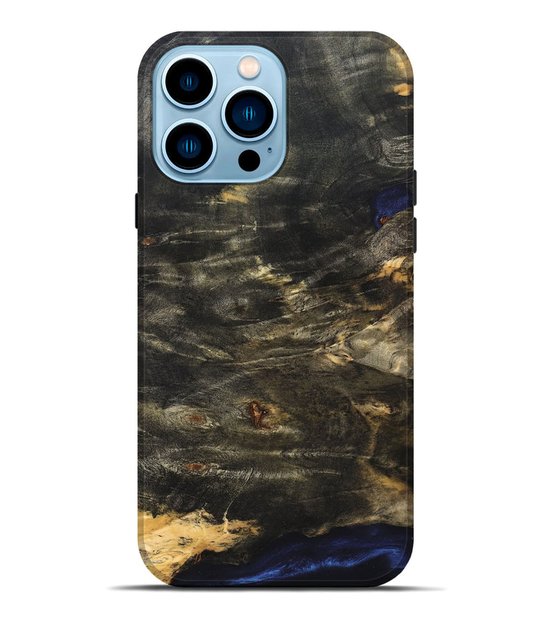 iPhone 14 Pro Max Wood Live Edge Phone Case - Kayli (Solid Wood, 826647)