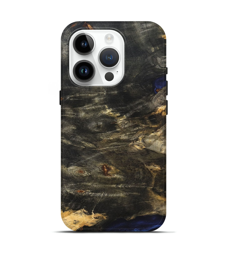 iPhone 15 Pro Wood Live Edge Phone Case - Kayli (Solid Wood, 826647)